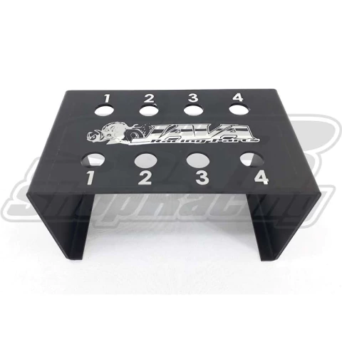 BORD SUPORTE DE VELAS 4CIL PRETO - JAVA