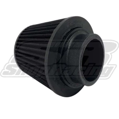 FILTRO ESPORTIVO DUPLO FLUXO 3 1/2" PRETO - Shop Racing