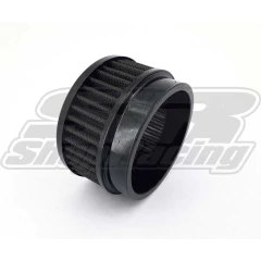FILTRO TURBINA MONO FLUXO 4" PRETO - Shop Racing