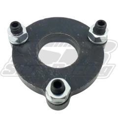 FLANGE WASTEGATE 3 FUROS AÇO CARBONO - Shop Racing