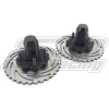 KIT FREIO DIANTEIRO CHEVETTE 4X100 PRETO - POKE PARTS