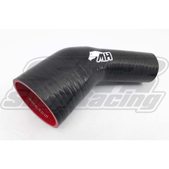 MANGOTE SILICONE REDUTOR CURVA 45° 3" ( 76MM ) x 2" ( 51MM ) x 125MM PRETO - METAL HORSE - comprar online
