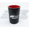 MANGOTE SILICONE RETO 2 1/2" ( 63MM ) x 100MM PRETO - METAL HORSE