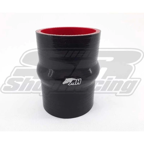 MANGOTE SILICONE RETO COM HUMP 3 1/2" ( 89MM ) x 100MM PRETO - METAL HORSE