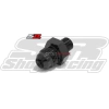 NIPLE 8AN X 1/8" NPT PRETO - METAL HORSE