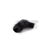 NIPLE 6AN X 1/4" NPT 90° PRETO - METAL HORSE