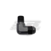 NIPLE 8AN X 1/2" NPT 90° PRETO - METAL HORSE