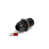 NIPLE 8AN X M16 (1,5 MM) PRETO - METAL HORSE