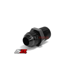 NIPLE 8AN X M16 (1,5 MM) PRETO - METAL HORSE