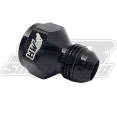 NIPLE REDUTOR 8AN FEMEA X 6AN MACHO CONICO PRETO - METAL HORSE