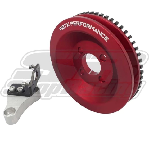 POLIA RODA FONICA VW AP 8V 125MM C/ SUPORTE VERMELHA - RGTX - comprar online