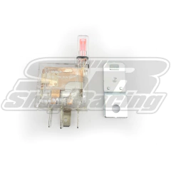 RELE SELADO 12V 4T 40A C/ SUPORTE C/ LED C/ FUSIVEL