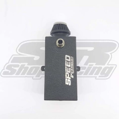 RESERVATORIO RESPIRO DE OLEO 2L INOX 12AN / ROSCA 1/4" - PRETO TEXTURIZADO C/ FILTRO - SPEED