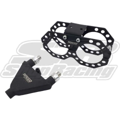 SUPORTE DUPLO BOMBA DE COMBUSTÍVEL MERCEDES 12BAR COM DIVISOR - SPEED - Shop Racing