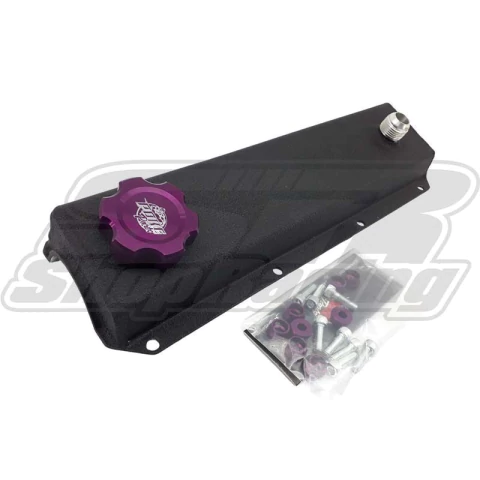 TAMPA DE VÁLVULA VW AP PRETO TEXTURIZADO / ROXO 12AN MACHO - POKE PARTS