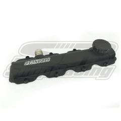 TAMPA DE VÁLVULA GM 8V F2 PRETO TEXTURIZADO / PRETO 12AN - STRONGER - Shop Racing