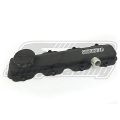 TAMPA DE VÁLVULA GM 8V F2 PRETO TEXTURIZADO / PRETO 12AN - STRONGER - loja online