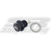 TAMPÃO BUJÃO MAGNÉTICO M14 X 1.5 PRETO - METAL HORSE