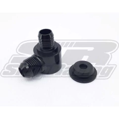 VALVULA DO HIDROVACUO COM SAIDA 8AN PRETA - METAL HORSE - comprar online