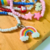 Kit colar e pulseiras Arco Íris - comprar online