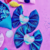Laço Girlie M coração havaiano - Coleção Stitch