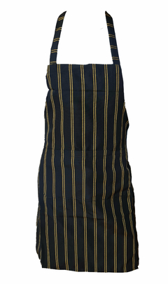 Delantal Rayado Gastronomico Gabardina - comprar online