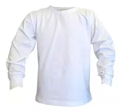 Remeras algodón peinado 24/1 MANGA LARGA niño