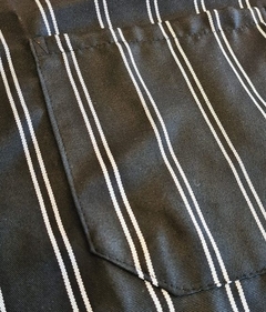 Delantal Rayado Gastronomico Gabardina - comprar online
