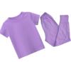 Pijama Niños 100% Algodon Lisos Pantalon Y Remera M Corta