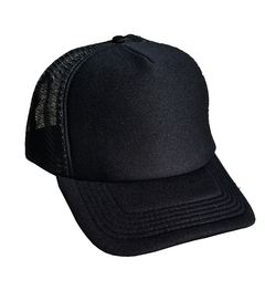 Gorra Trucker Negra Ajustable Premium