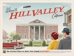 Bastidor Hill Valley - Volver al Futuro - comprar online