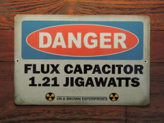 Chapa Flux Capacitor - Volver al Futuro