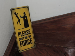 Chapa Star Wars - Don´t use the force