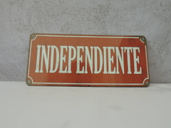 Chapa Independiente Vintage