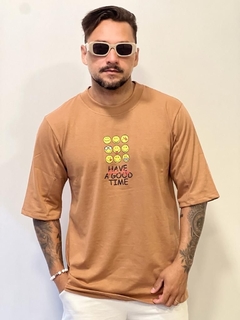 camiseta oversized kreta - have a good time