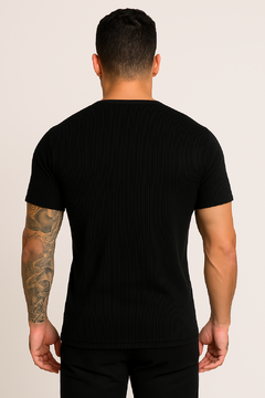 camiseta masculina basica canelada - premium - store95