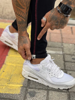 calça jeans super skinny all black levva faixa - loja online