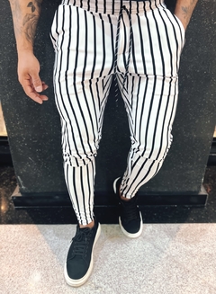 Calça listrada Slim exaut - store95