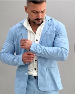blazer masculino com elastano premium - comprar online