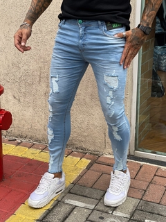 calça jeans super skinny lleva clara 4007-a