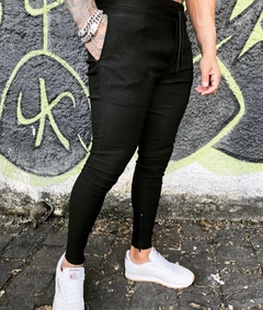 calça bengaline com ziper na barra bt - loja online