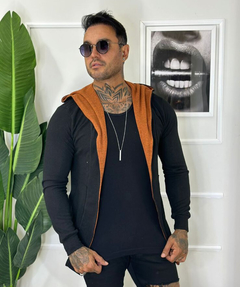 cardigan casaco alto luxo