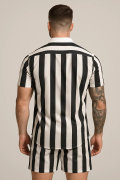 conjunto masculino listrado - store95