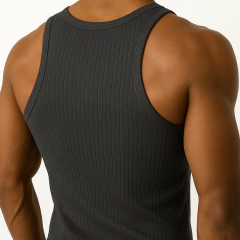 regata basica canelada - chumbo na internet