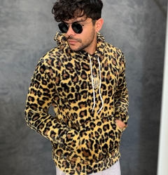 blusa teddy- canguru - animal print
