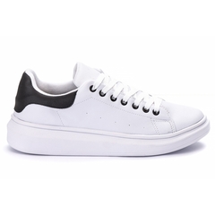 kit 2 tenis sneaker casual idealle - caramelo e branco/preto na internet