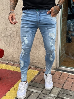 calça jeans super skinny lleva clara 4007-a - comprar online