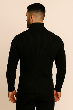 sueter gola alta cacharrel - preta - store95