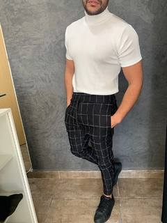 kit 2 calça xadrez masculina slim - store95