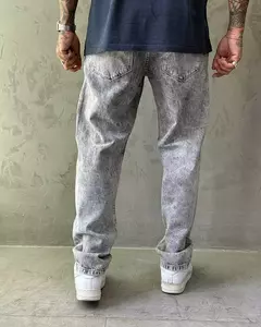 calça jeans oversize jay jones grafite na internet
